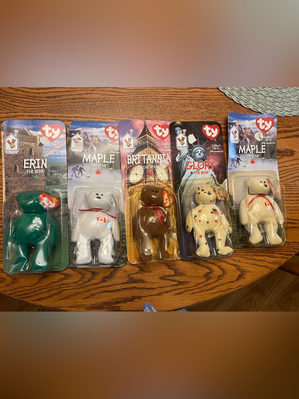 Ty Collectible Beanie Bears